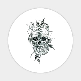 Poison Skull Magnet